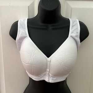 3XL - DAISY BRA - white bras front closure NWT